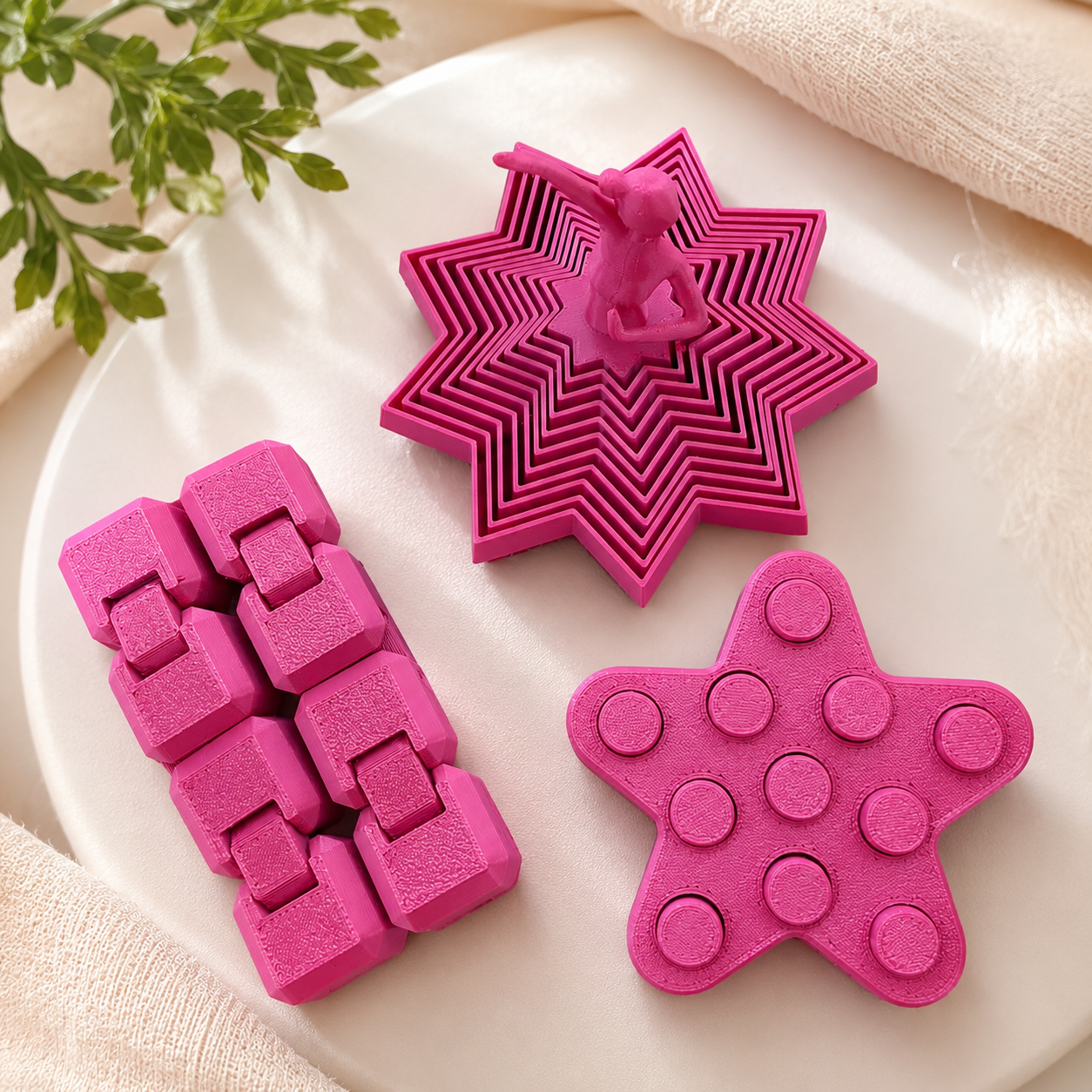 Kit Fidget Sensorial – Brinquedos Antiestresse 3D para Relaxar, Focar e se Divertir