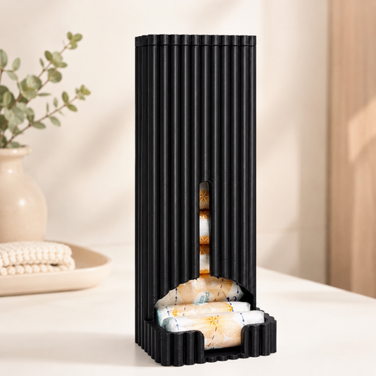 Organizador Vertical de Absorventes Premium – Discreto, Elegante e Prático para Banheiro ou Penteadeira