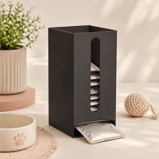 Dispenser Organizador de Sachês Pet – Porta Sachê para Ração Úmida de Gatos e Cachorros